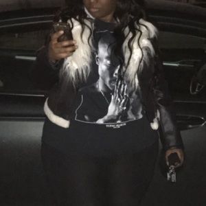 Faux fur lined jacket